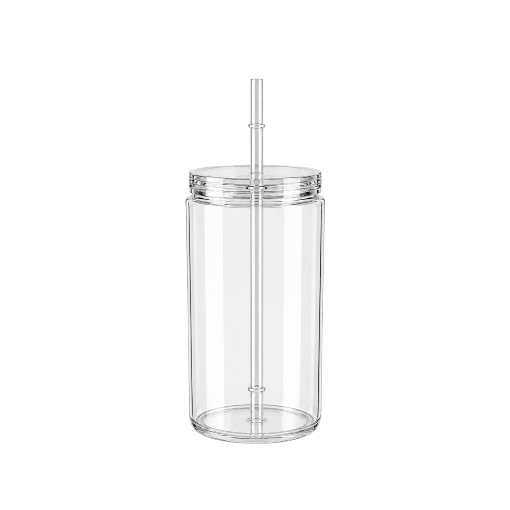 Custom 16 oz Acrylic Snow Globe Cup