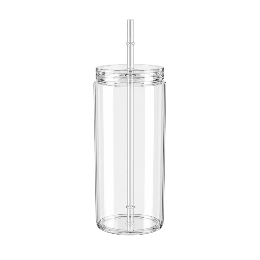 Custom 20 oz Acrylic Snow Globe Cup